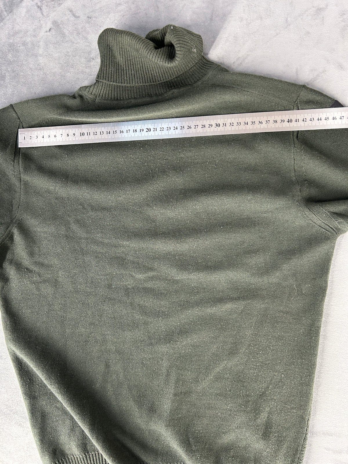 Dolcevita Bikkembergs verde militare in lana con logo – Uomo Taglia M