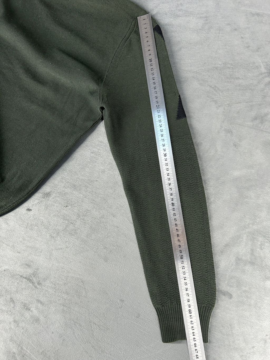 Dolcevita Bikkembergs verde militare in lana con logo – Uomo Taglia M