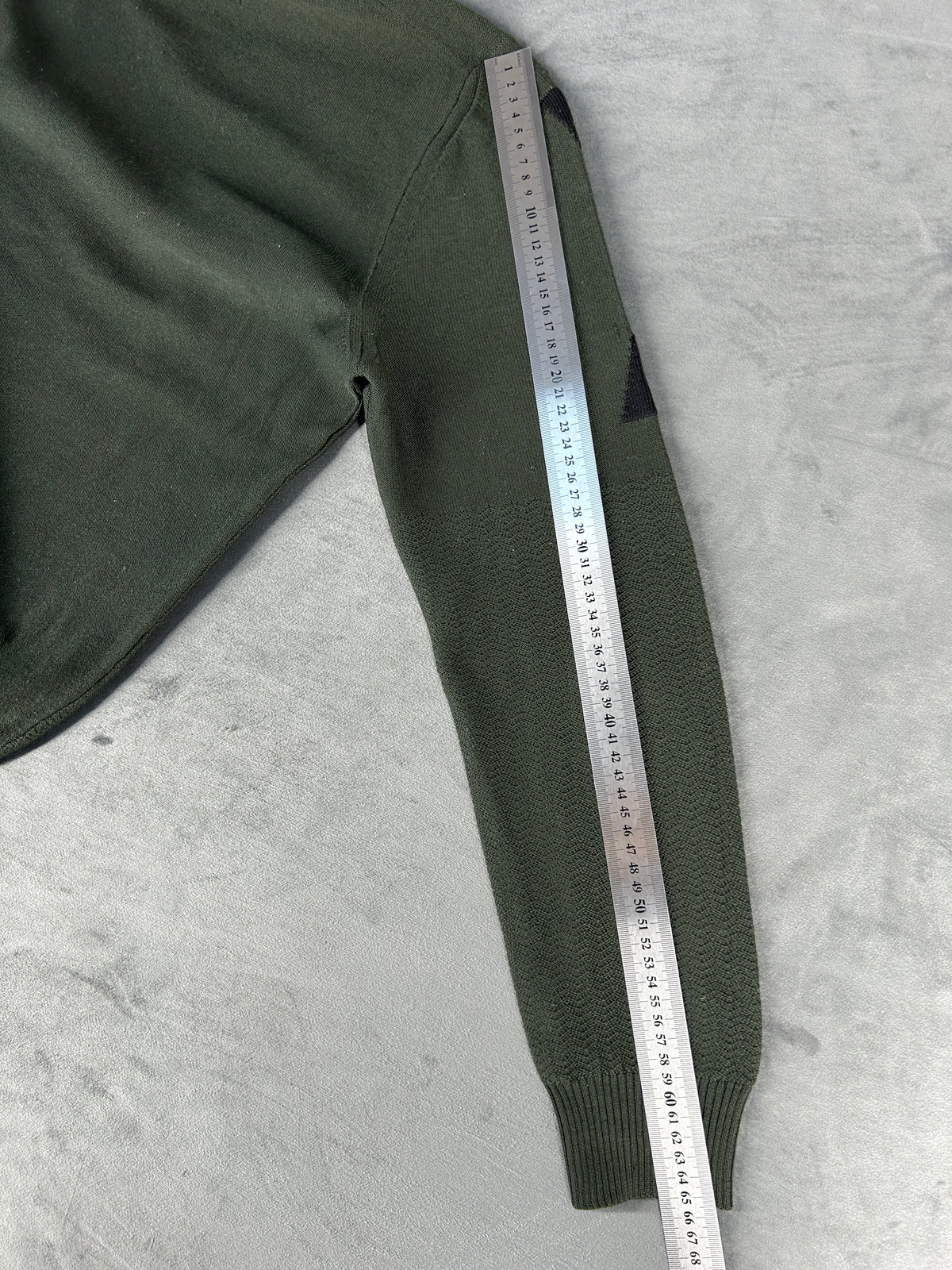 Dolcevita Bikkembergs verde militare in lana con logo – Uomo Taglia M