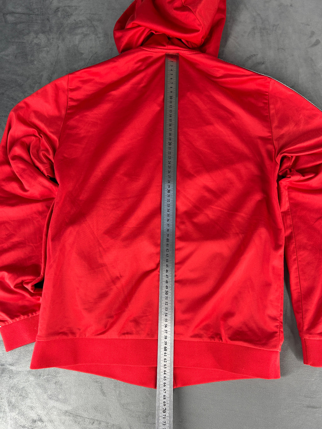 Felpa Armani Exchange full-zip con cappuccio rossa – Uomo Taglia L