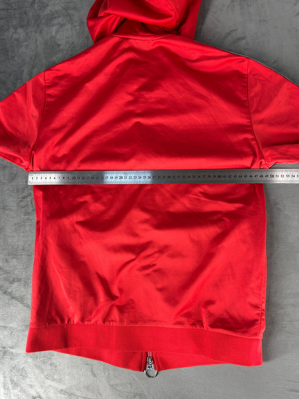 Felpa Armani Exchange full-zip con cappuccio rossa – Uomo Taglia L