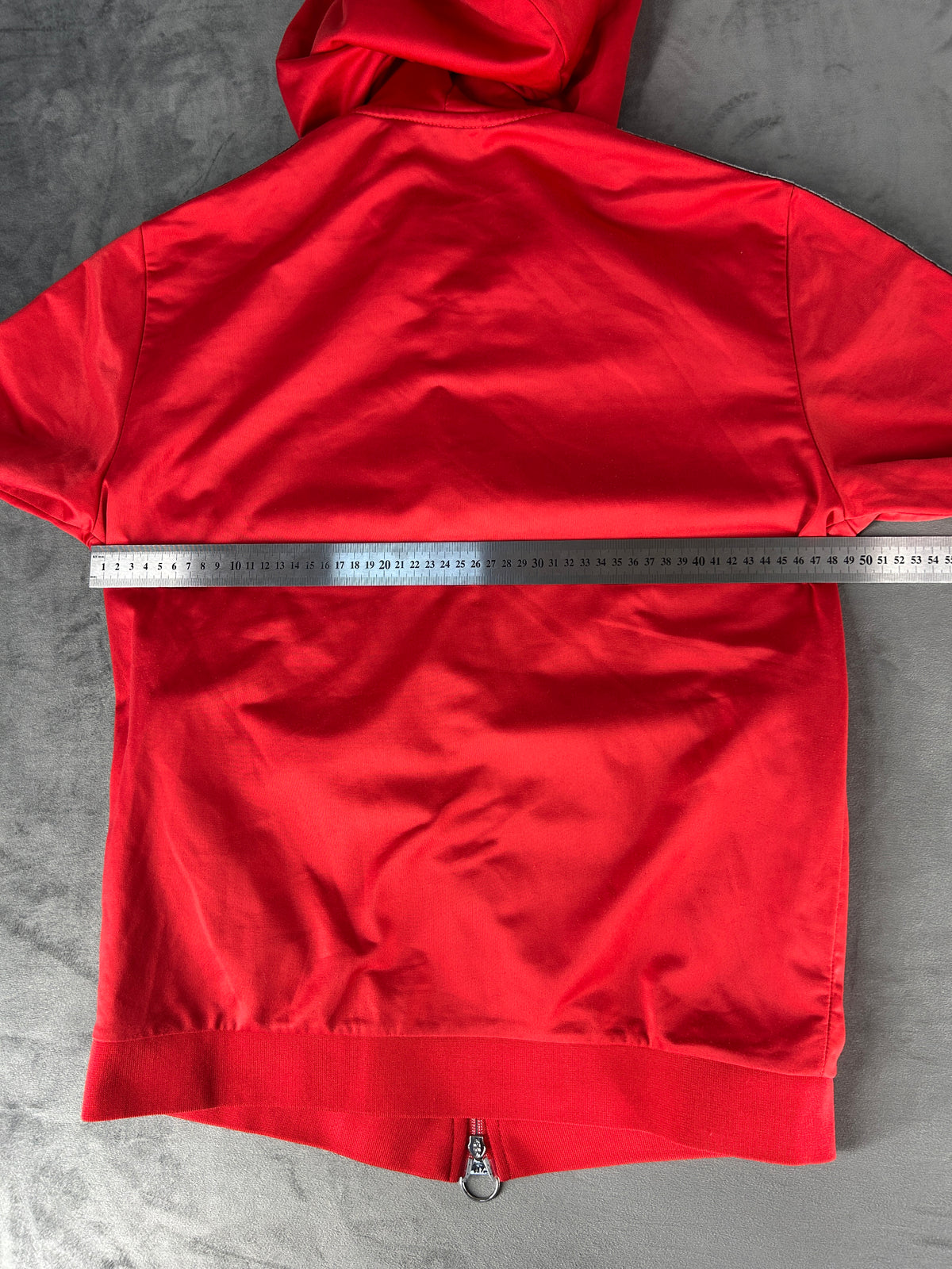 Felpa Armani Exchange full-zip con cappuccio rossa – Uomo Taglia L