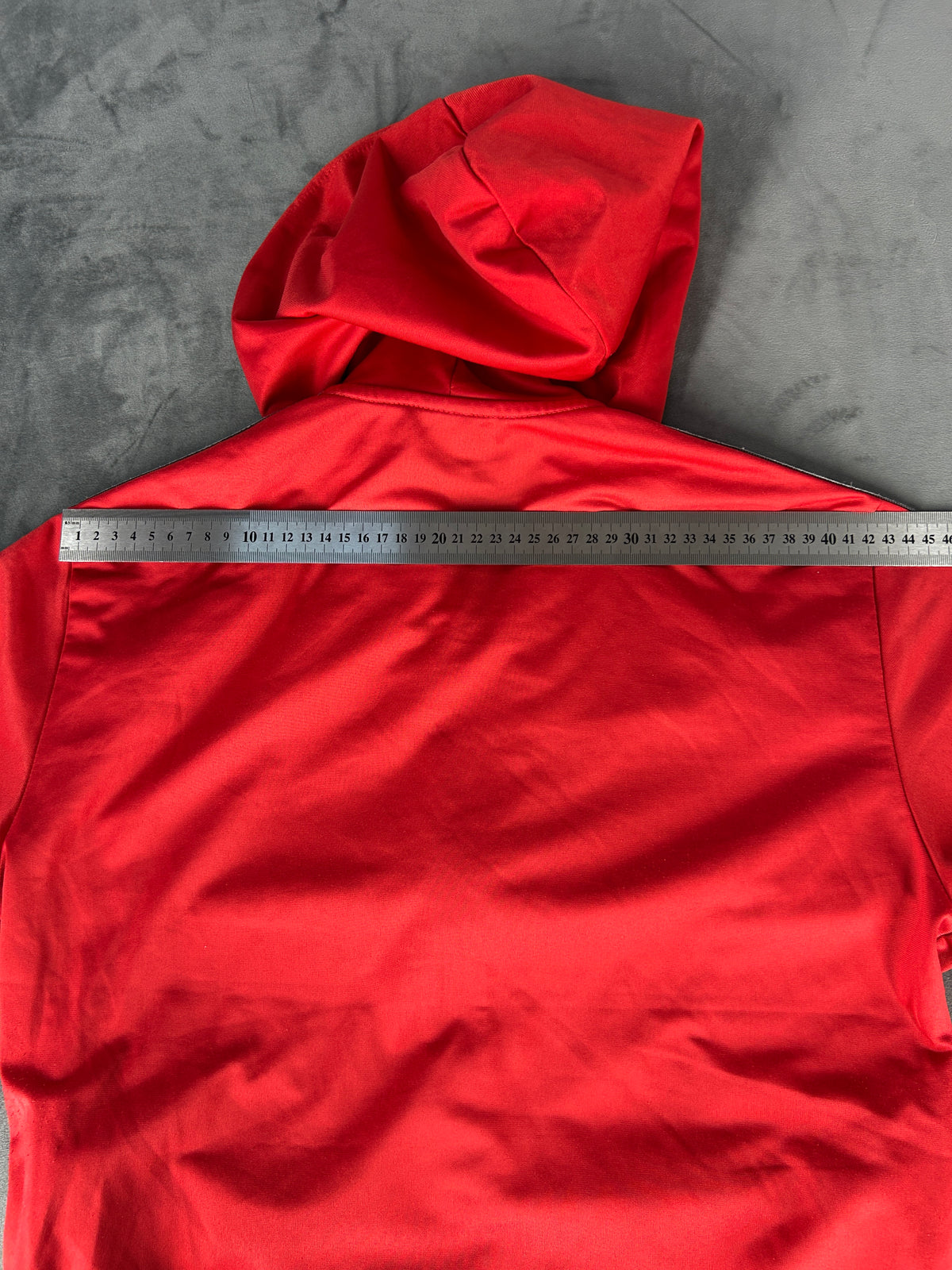 Felpa Armani Exchange full-zip con cappuccio rossa – Uomo Taglia L