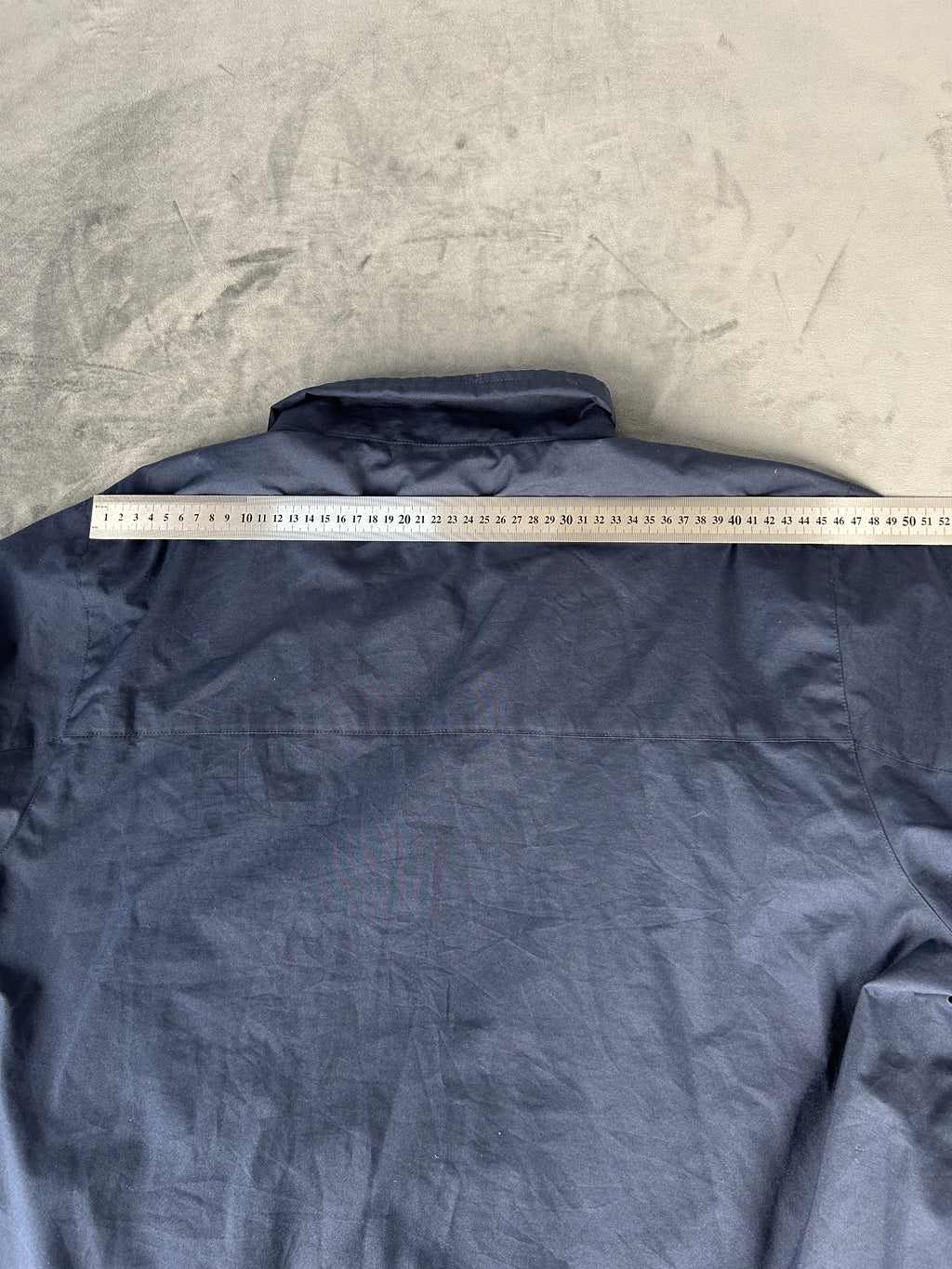 Giacca a vento Adidas vintage blu navy – Uomo Taglia L