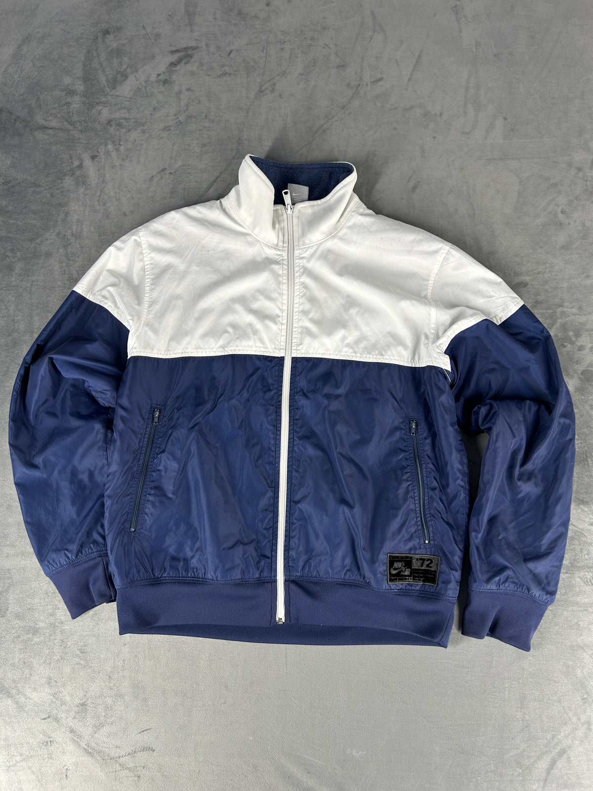 Giubbotto bomber Nike Air bianco/blu navy – Uomo Taglia L