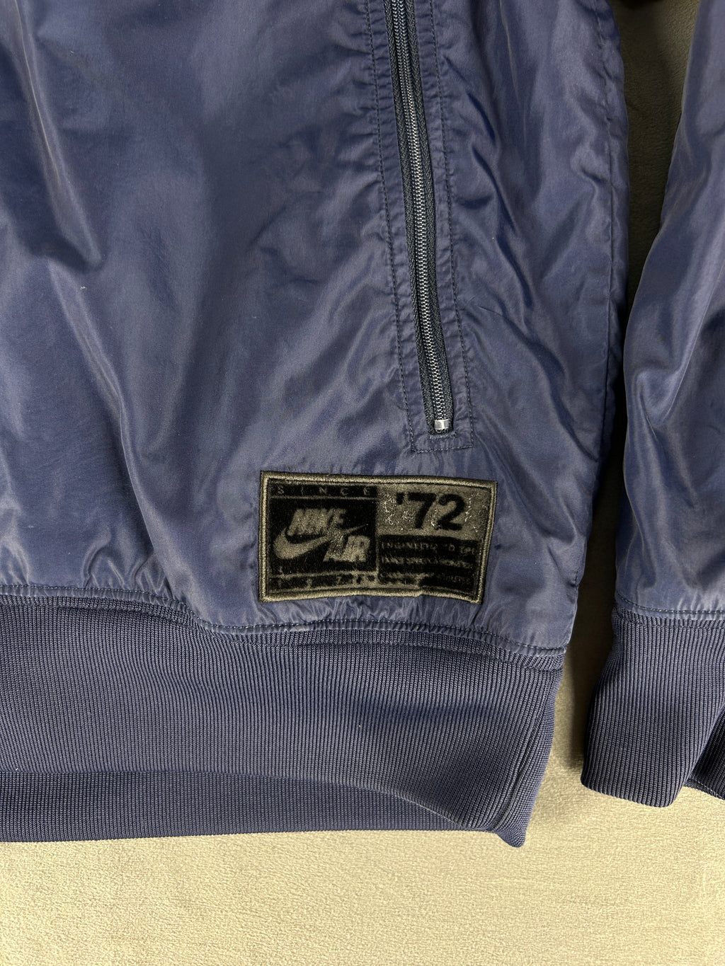 Giubbotto bomber Nike Air bianco/blu navy – Uomo Taglia L