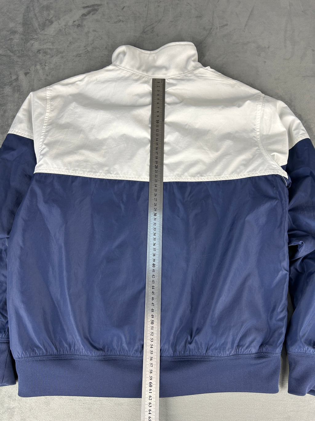 Giubbotto bomber Nike Air bianco/blu navy – Uomo Taglia L