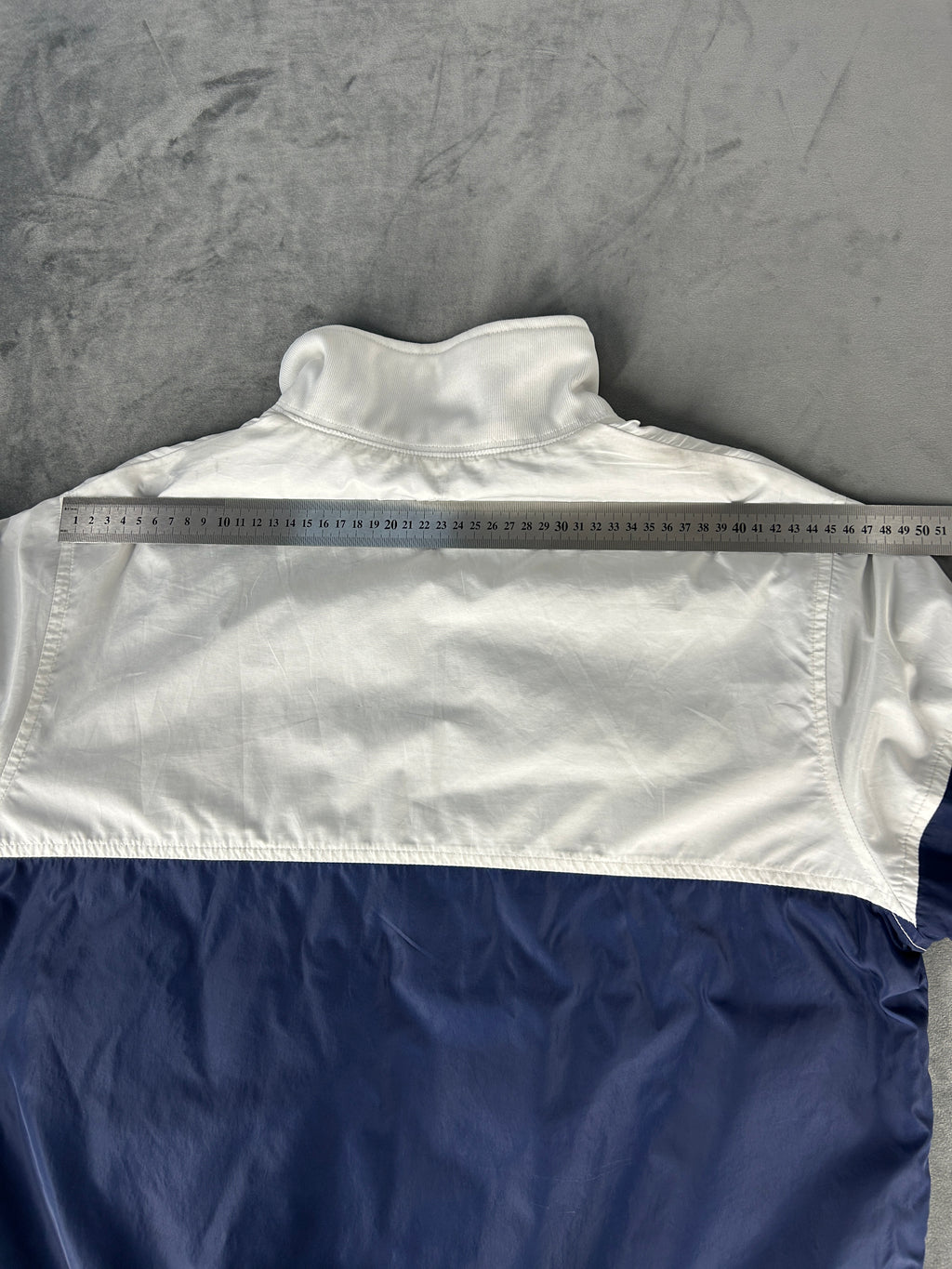 Giubbotto bomber Nike Air bianco/blu navy – Uomo Taglia L