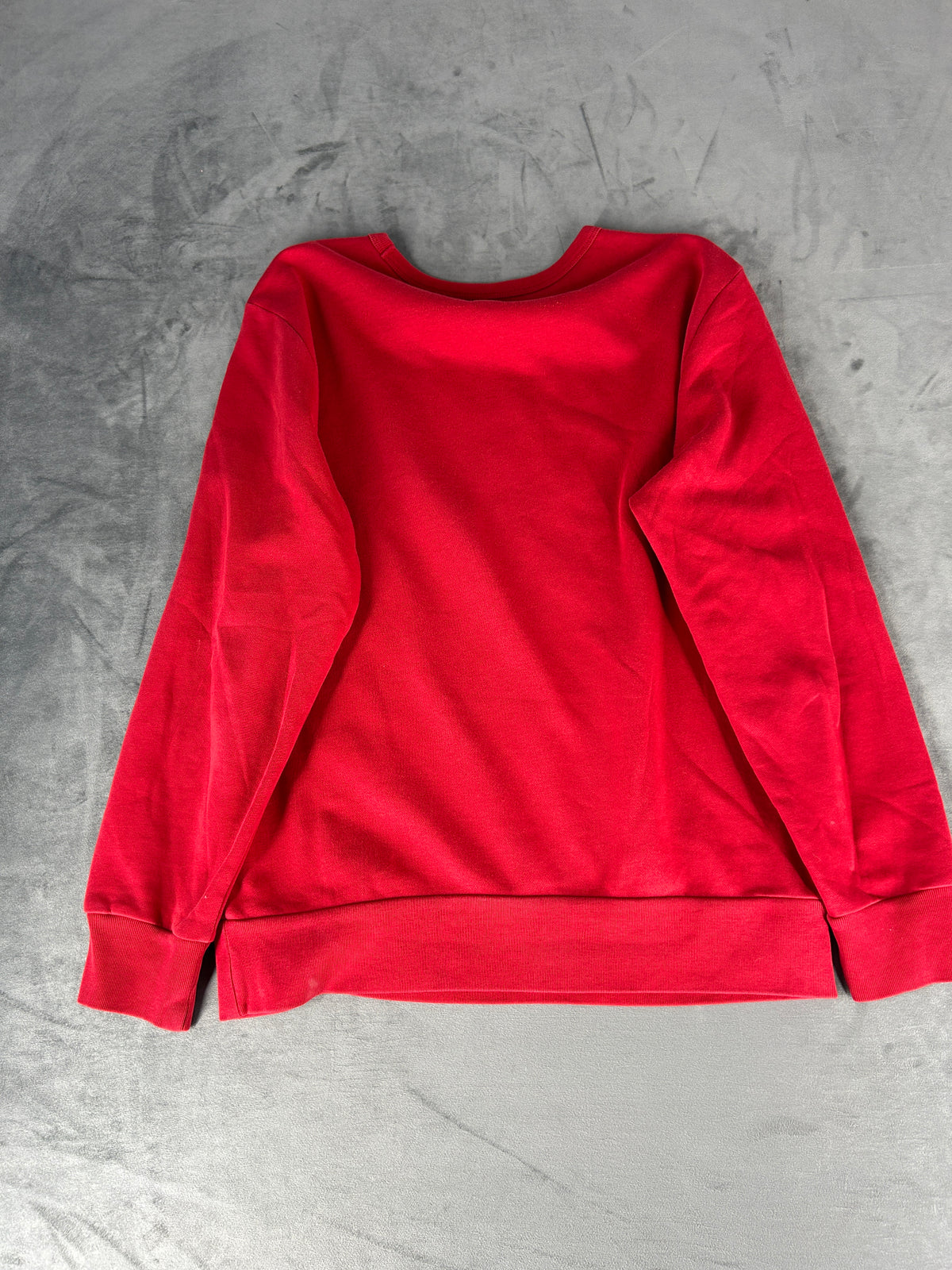 Felpa girocollo Gap rossa con logo – Uomo Taglia L