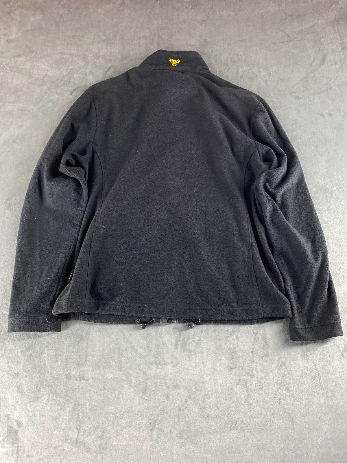 Felpa in pile Jack Wolfskin nera full-zip – Donna Taglia XL