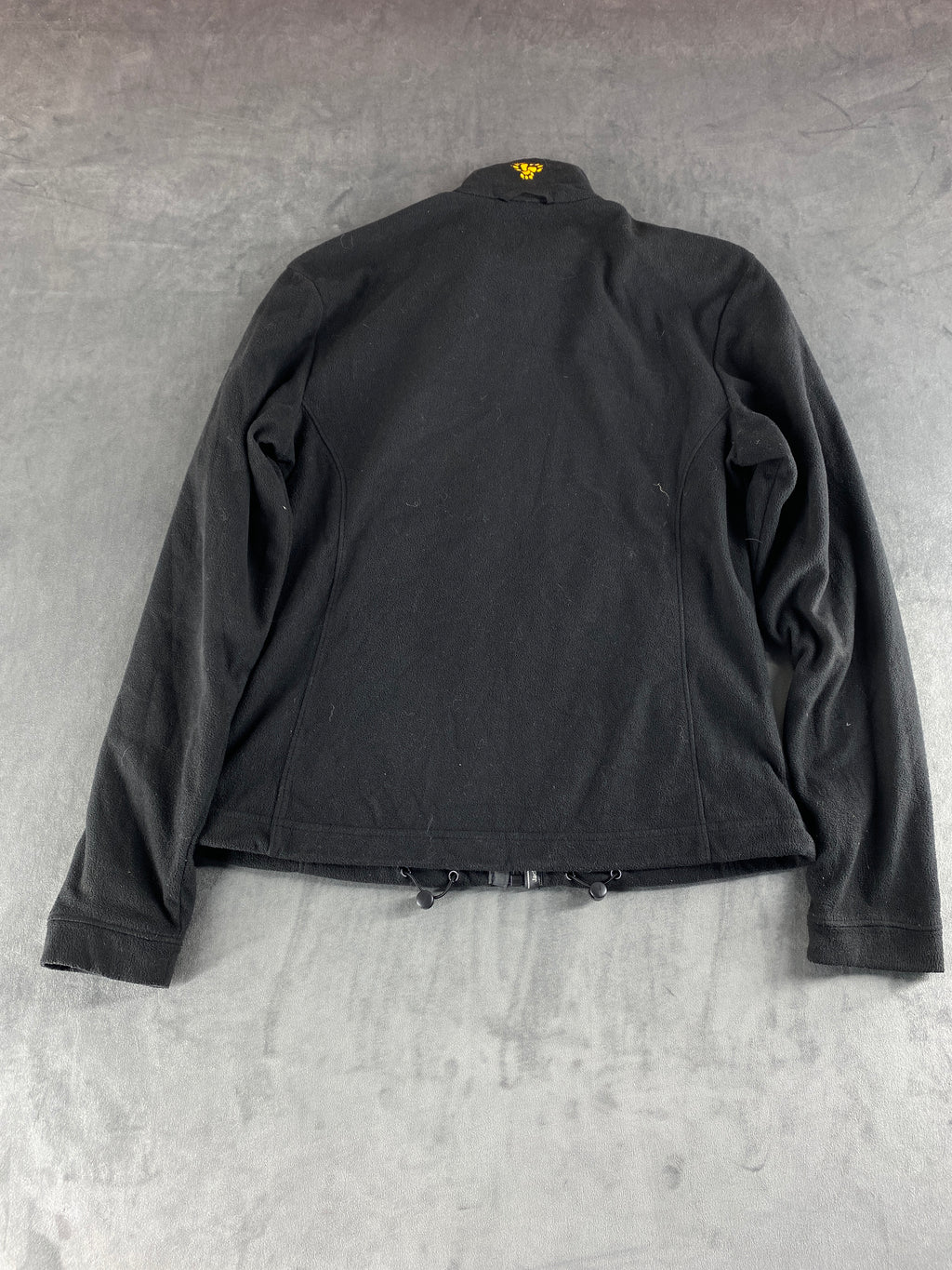 Felpa in pile Jack Wolfskin nera full-zip – Donna Taglia S