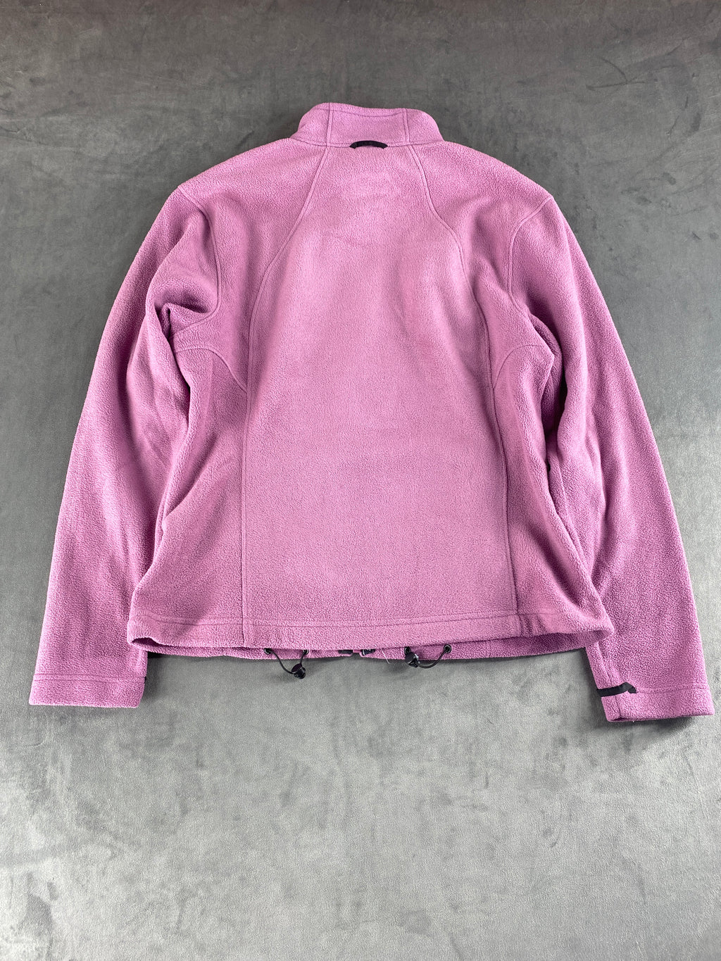 Felpa in pile Jack Wolfskin Polartec lilla full-zip – Donna Taglia M