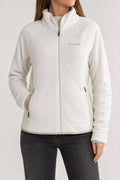 Felpa in pile Columbia panna full-zip – Donna Taglia M