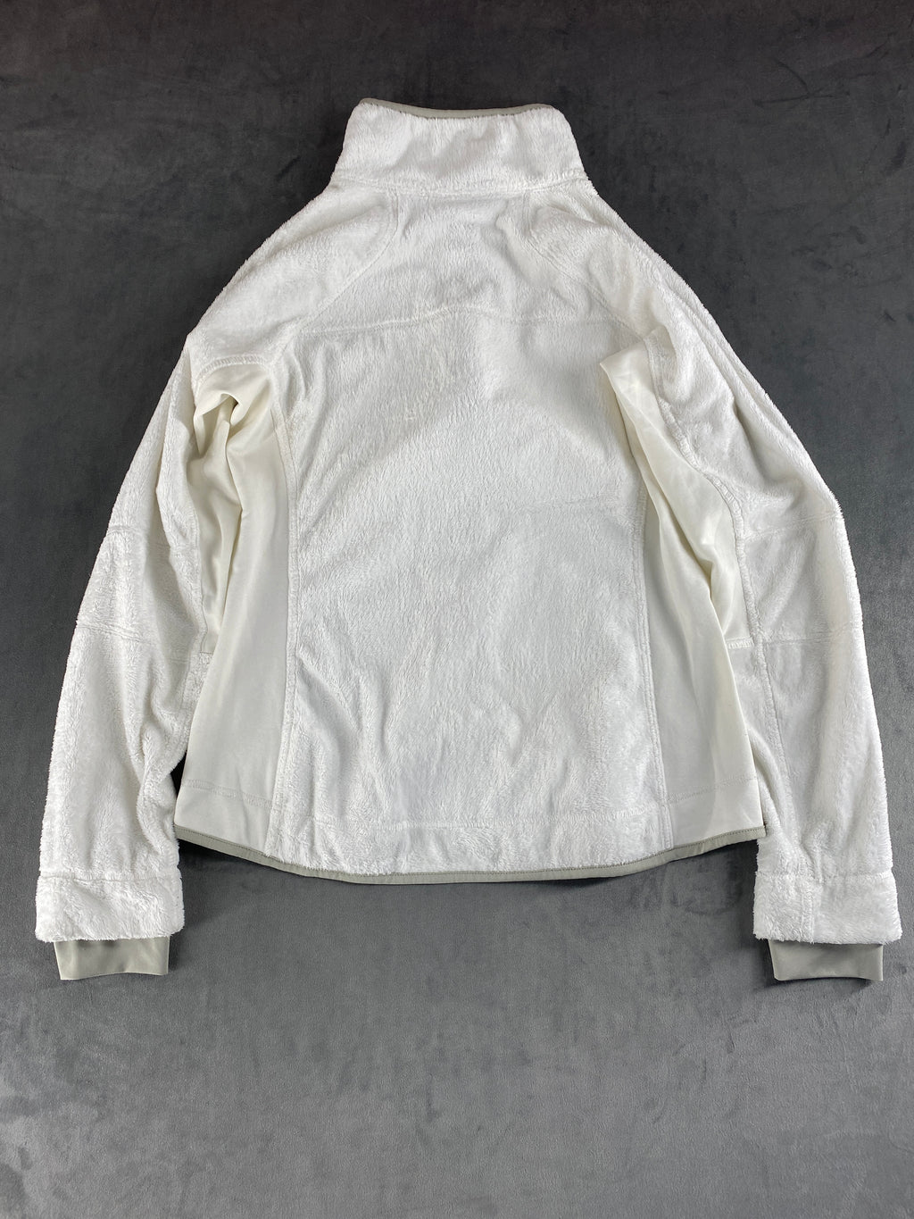 Felpa in pile Columbia panna full-zip – Donna Taglia M