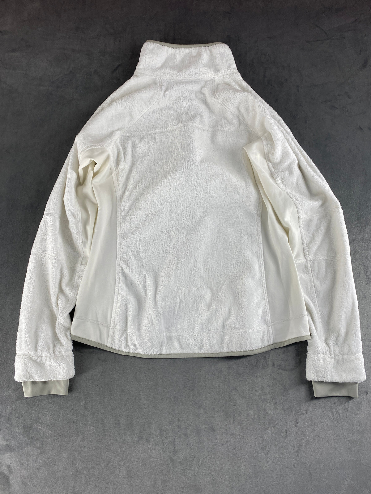 Felpa in pile Columbia panna full-zip – Donna Taglia M