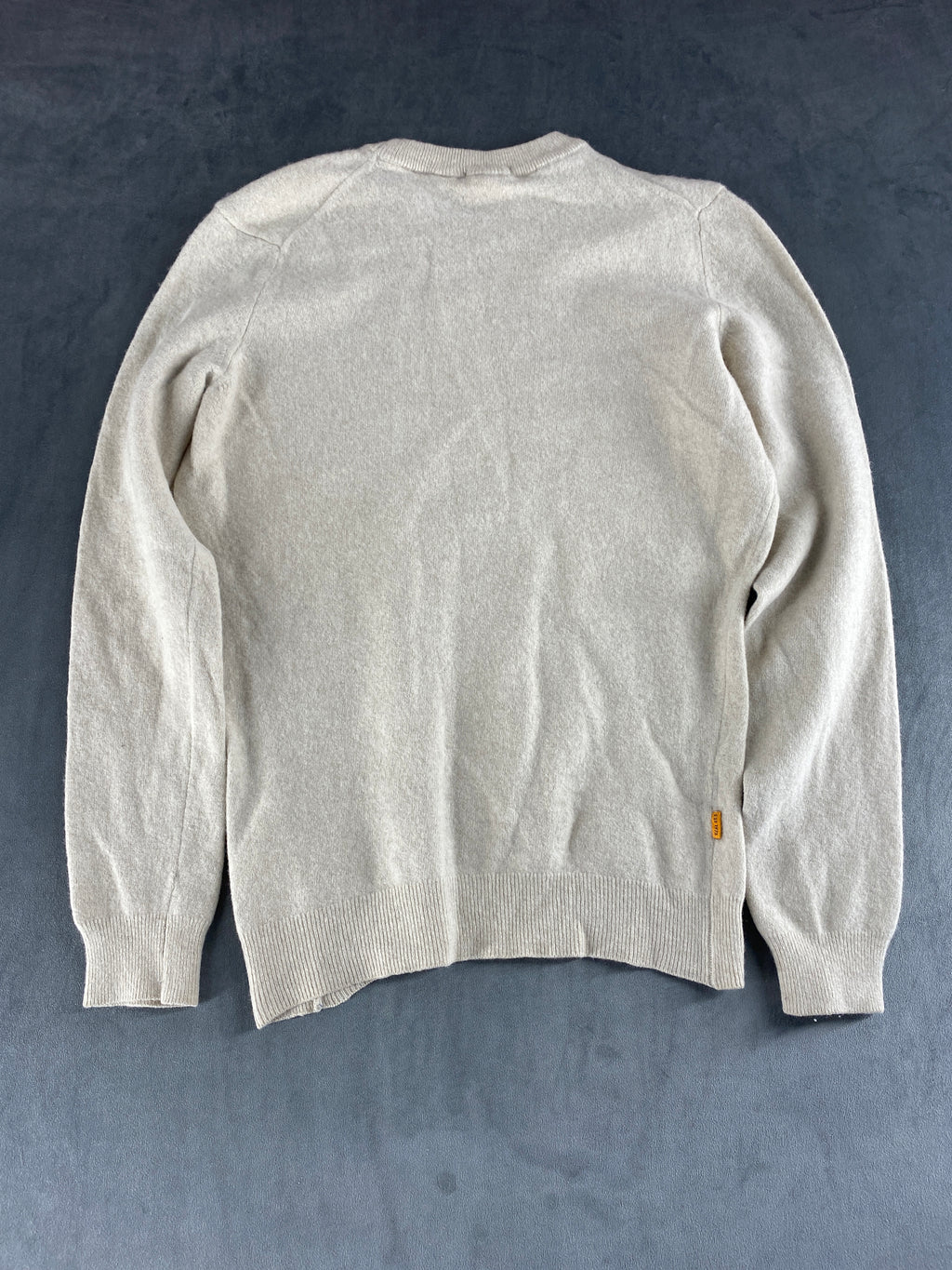 Maglione Timberland beige in lana merino girocollo – Donna Taglia S