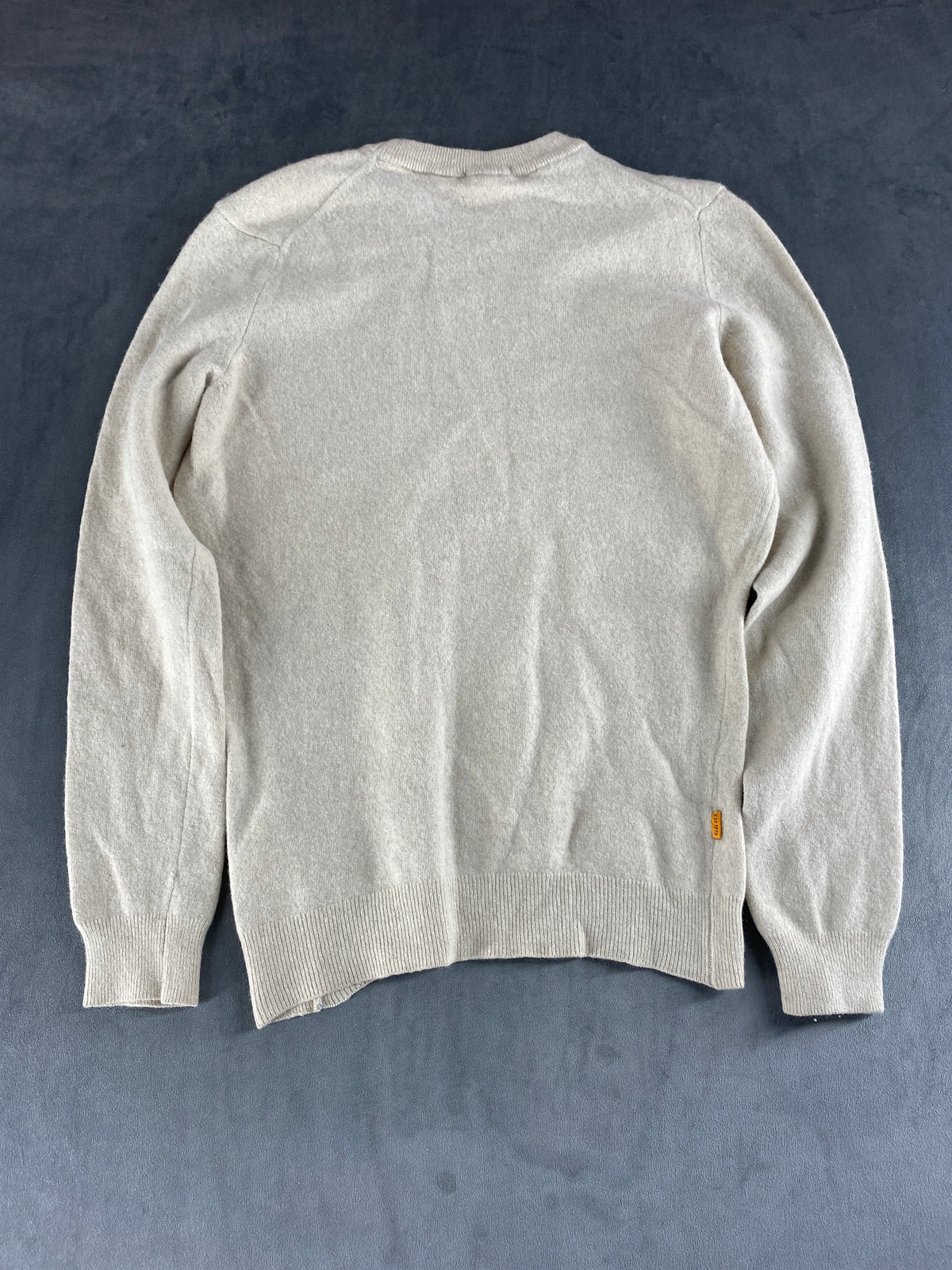 Maglione Timberland beige in lana merino girocollo – Donna Taglia S
