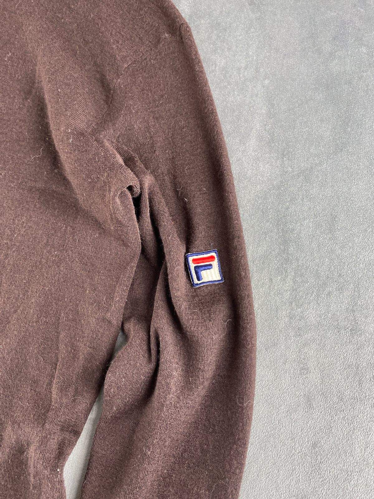 Dolcevita Fila marrone in lana – Donna Taglia M
