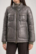 Piumino trapuntato Iceberg taupe – Donna Taglia L