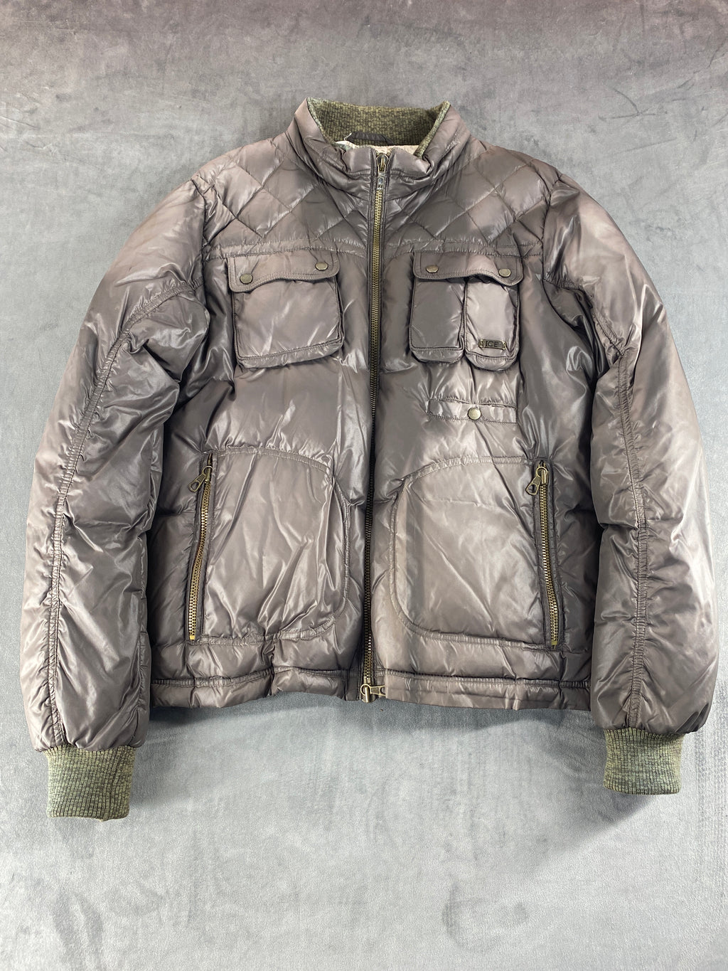 Piumino trapuntato Iceberg taupe – Donna Taglia L