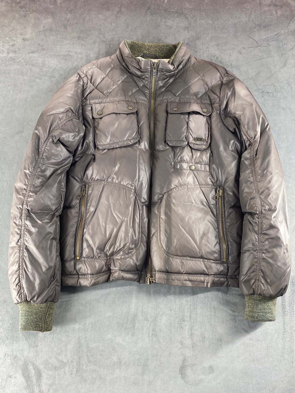 Piumino trapuntato Iceberg taupe – Donna Taglia L
