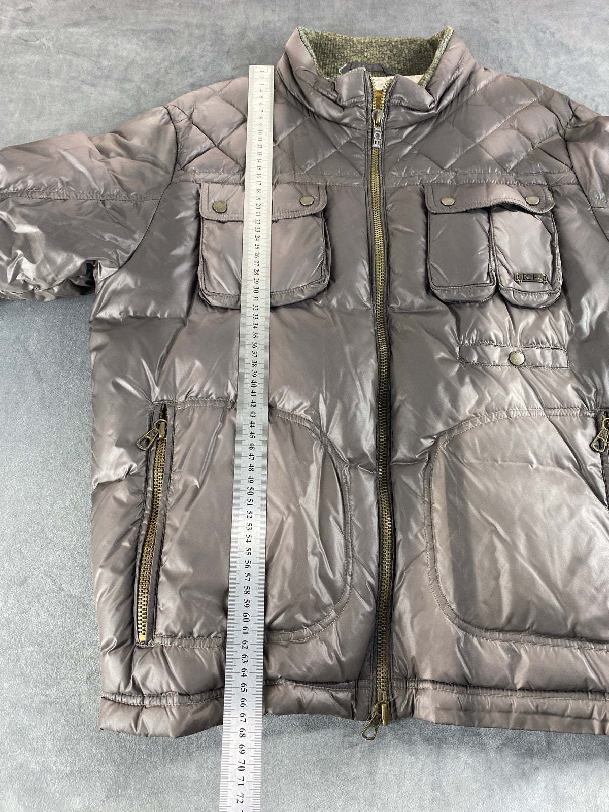 Piumino trapuntato Iceberg taupe – Donna Taglia L