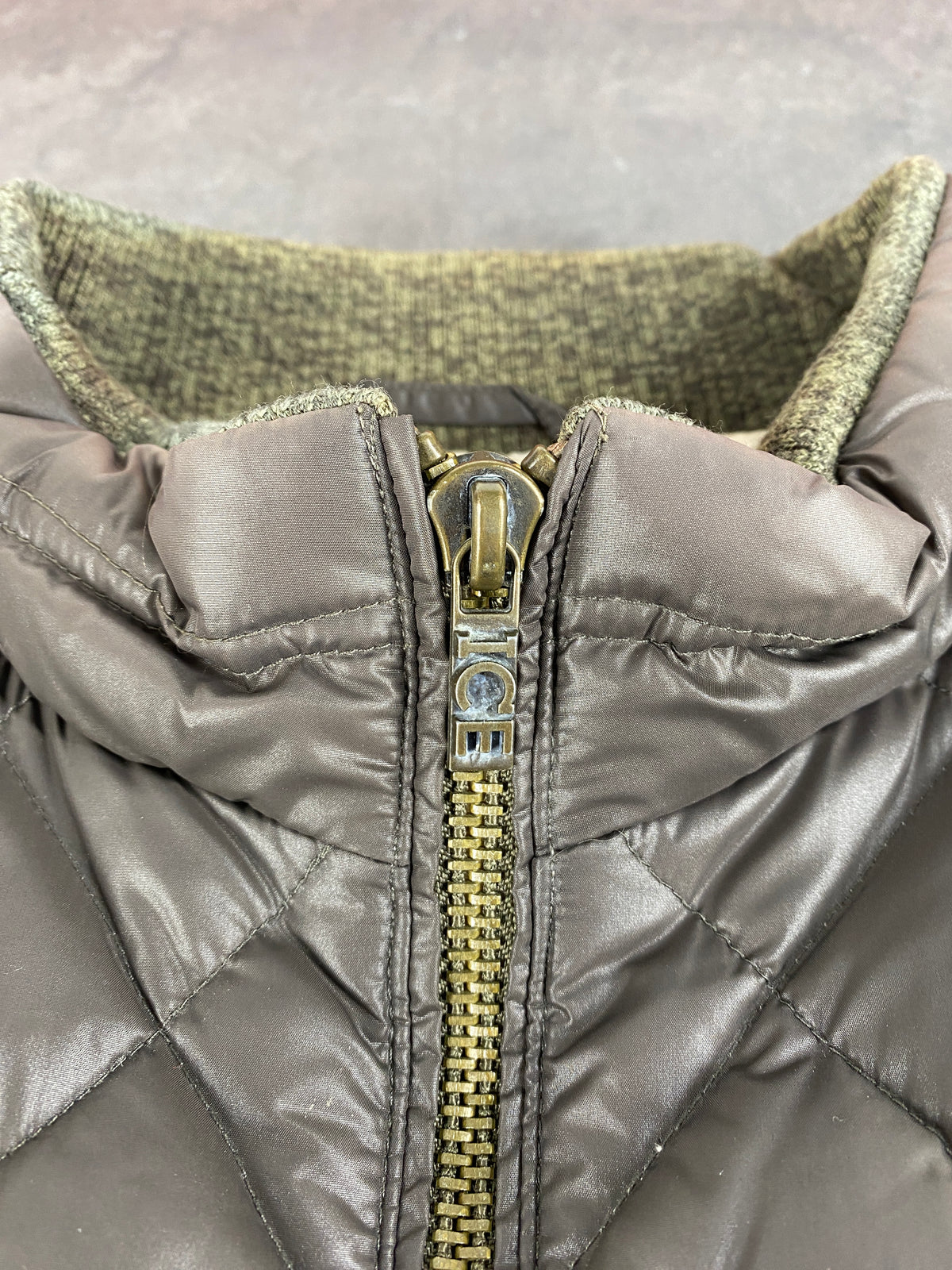 Piumino trapuntato Iceberg taupe – Donna Taglia L