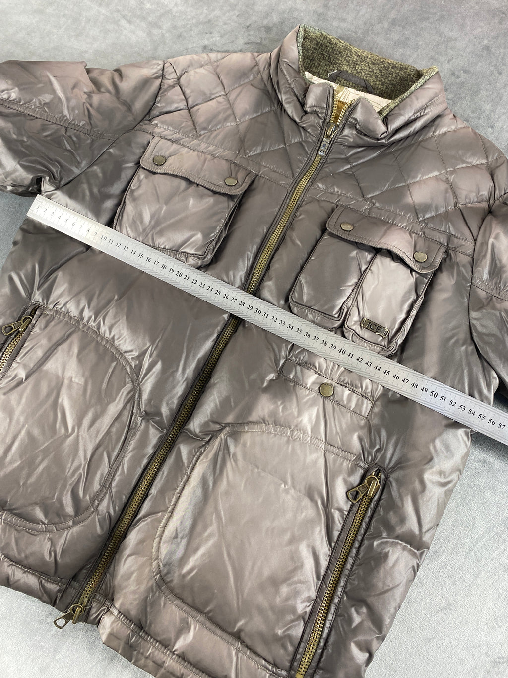 Piumino trapuntato Iceberg taupe – Donna Taglia L