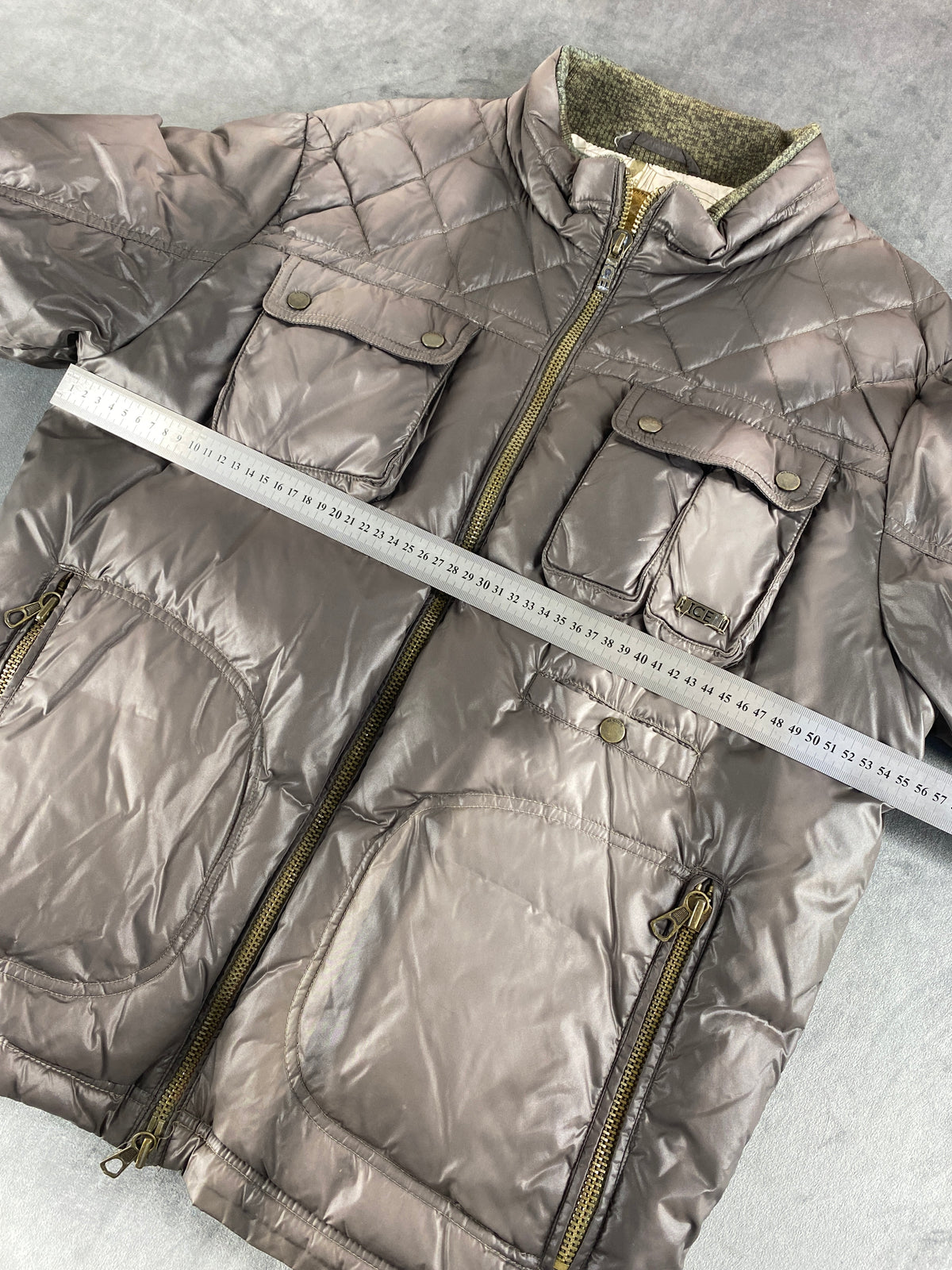 Piumino trapuntato Iceberg taupe – Donna Taglia L