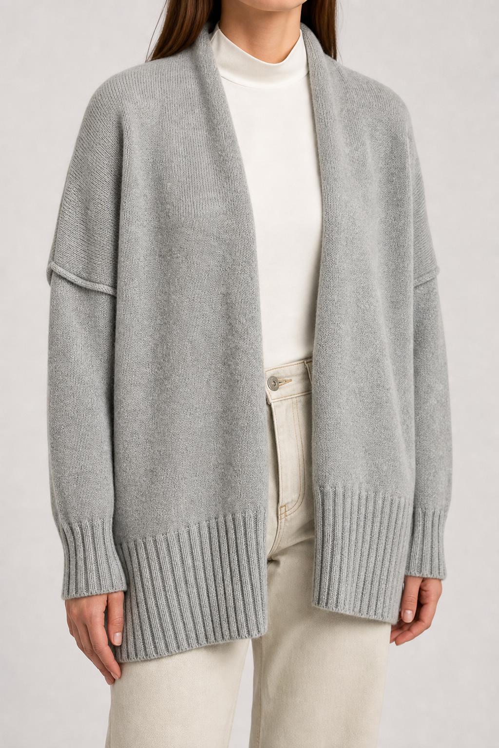Cardigan aperto Calvin Klein Jeans grigio – Donna Taglia S