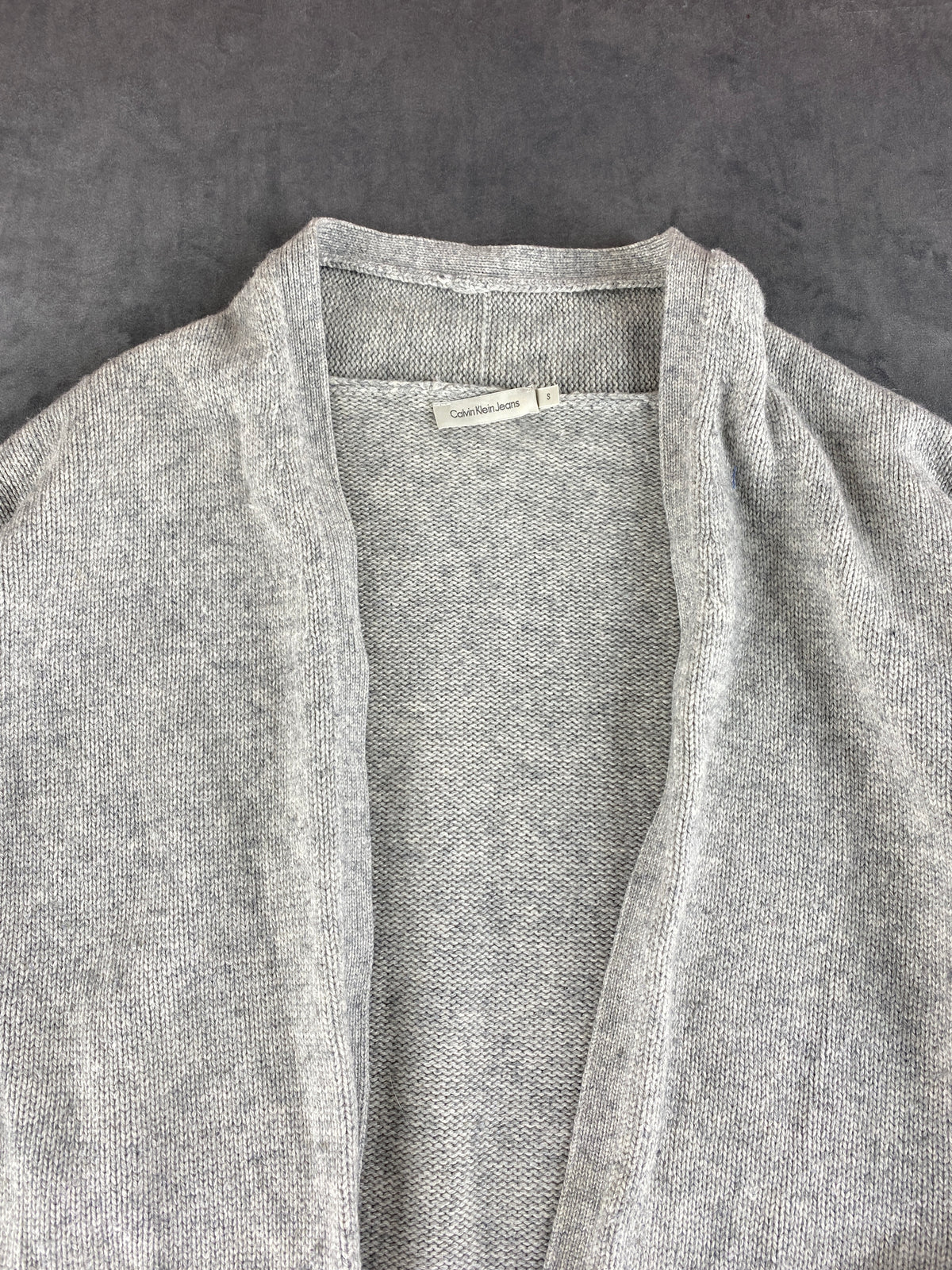 Cardigan aperto Calvin Klein Jeans grigio – Donna Taglia S