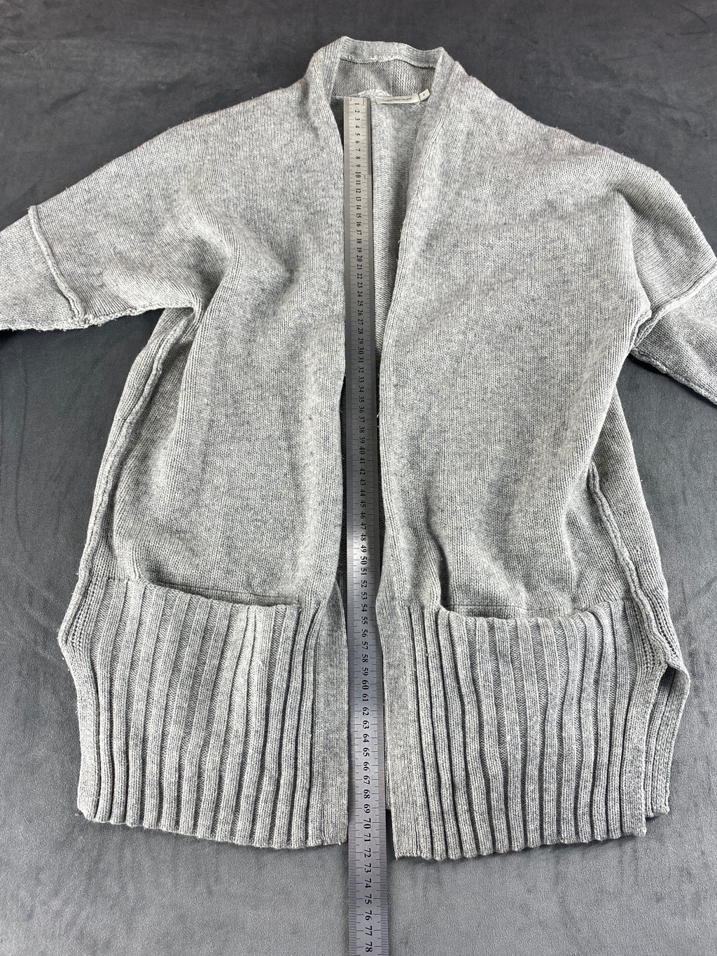 Cardigan aperto Calvin Klein Jeans grigio – Donna Taglia S