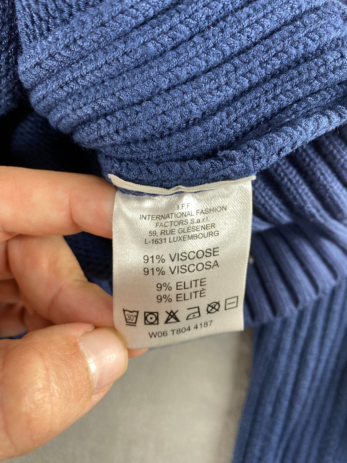 Maglione Bikkembergs Playmaker blu e rosa half-zip – Donna Taglia L