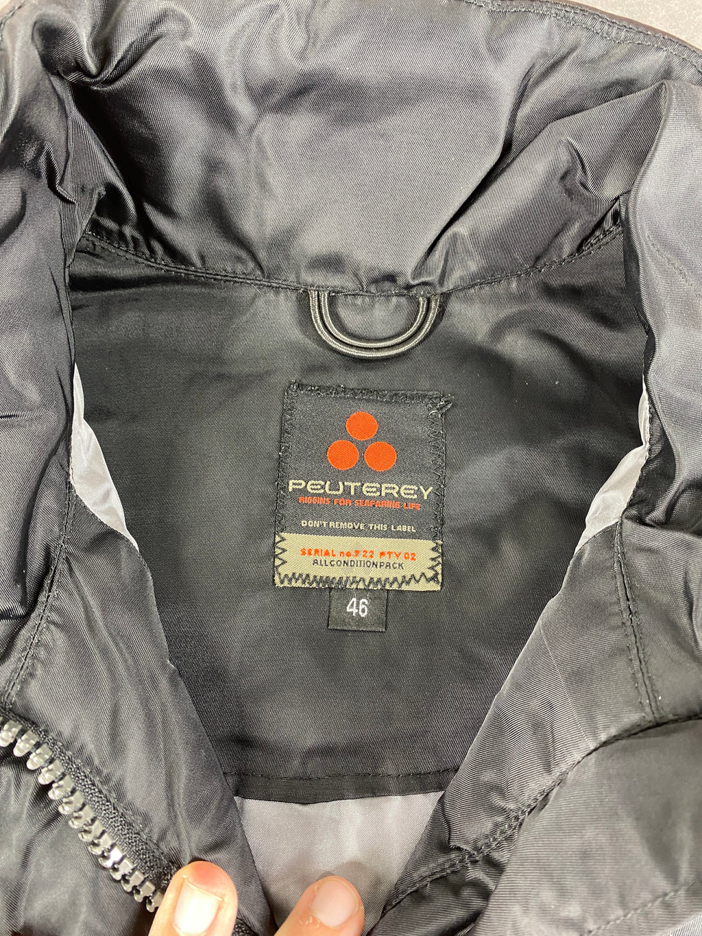 Giubbotto imbottito Peuterey grigio antracite – Donna Taglia XL (IT 46)