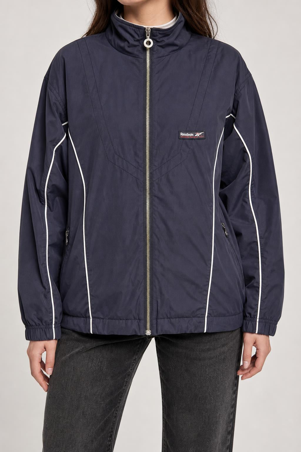 Giacca a vento Reebok grigio scuro – Donna Taglia L