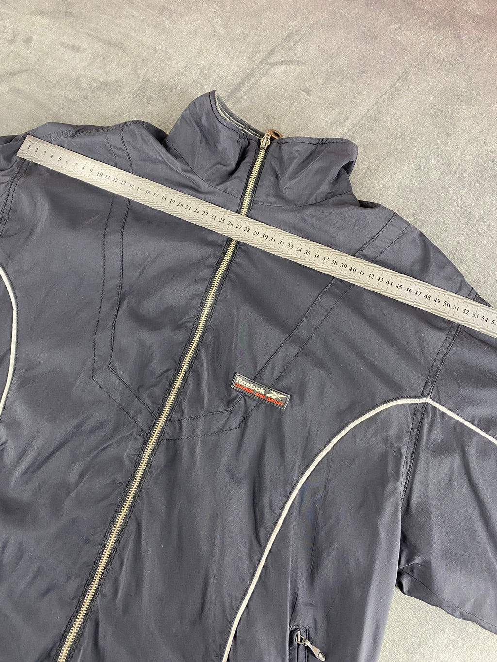 Giacca a vento Reebok grigio scuro – Donna Taglia L