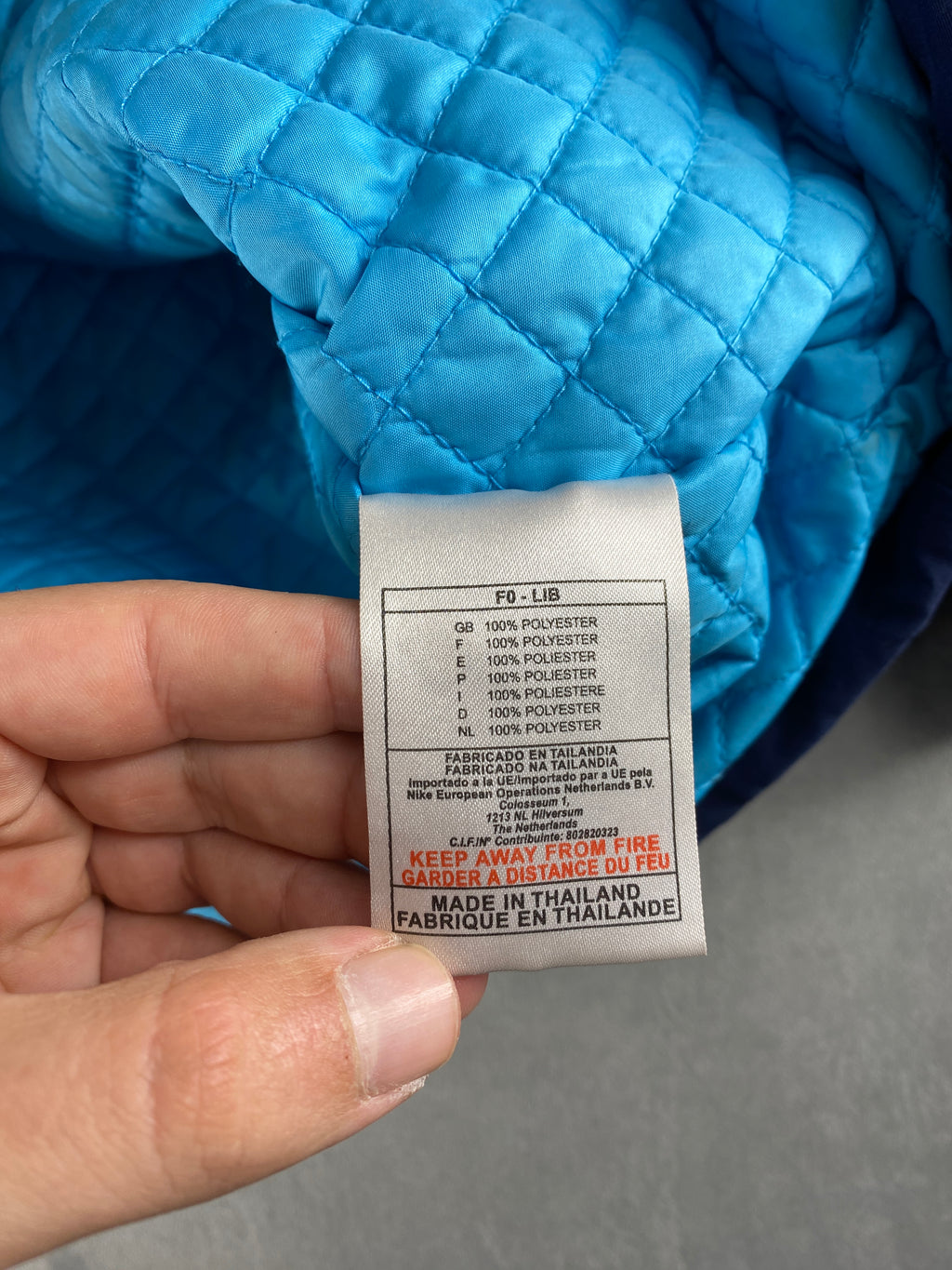 Giubbotto imbottito Nike blu navy – Donna Taglia M
