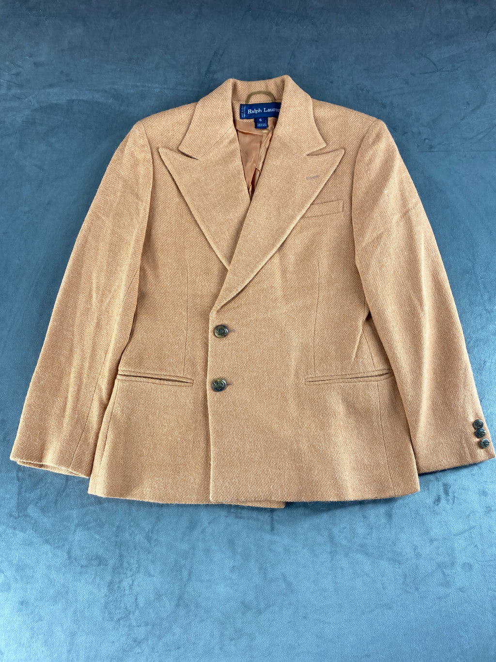 Blazer Ralph Lauren camel in alpaca – Uomo Taglia M