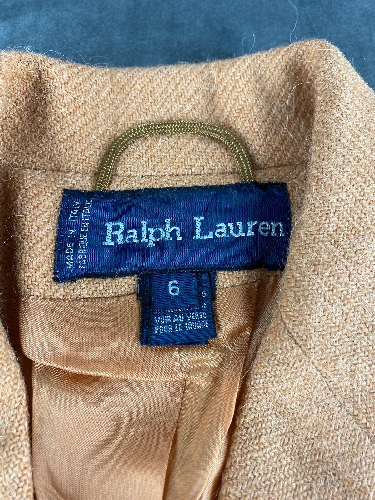 Blazer Ralph Lauren camel in alpaca – Uomo Taglia M