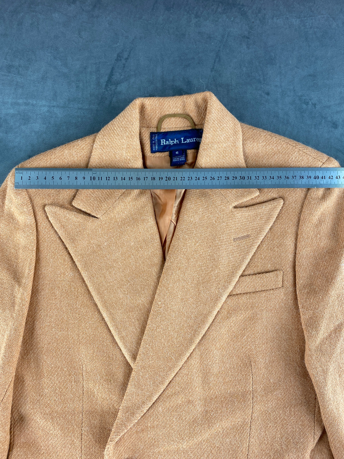Blazer Ralph Lauren camel in alpaca – Uomo Taglia M