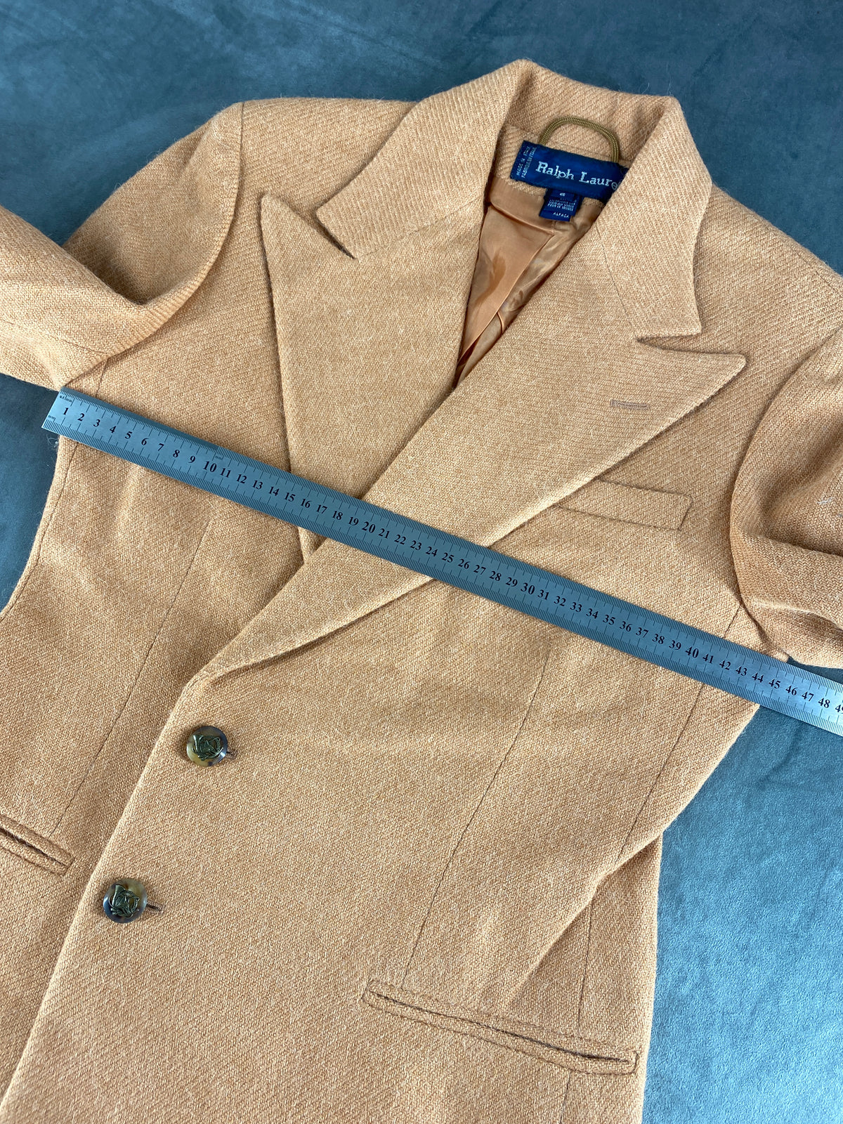 Blazer Ralph Lauren camel in alpaca – Uomo Taglia M