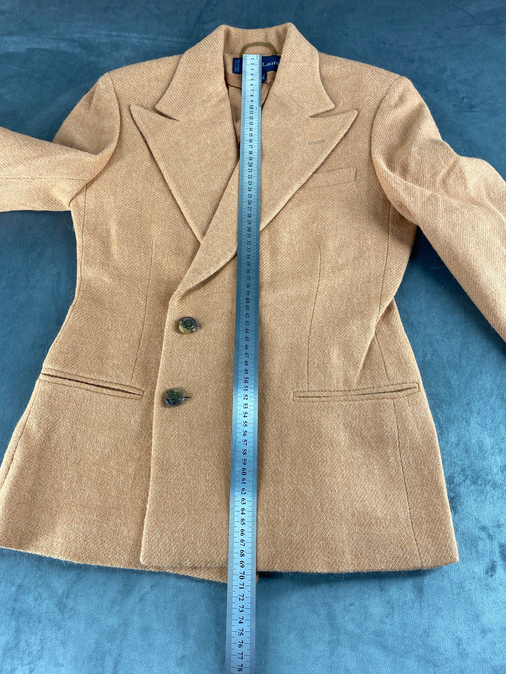 Blazer Ralph Lauren camel in alpaca – Uomo Taglia M