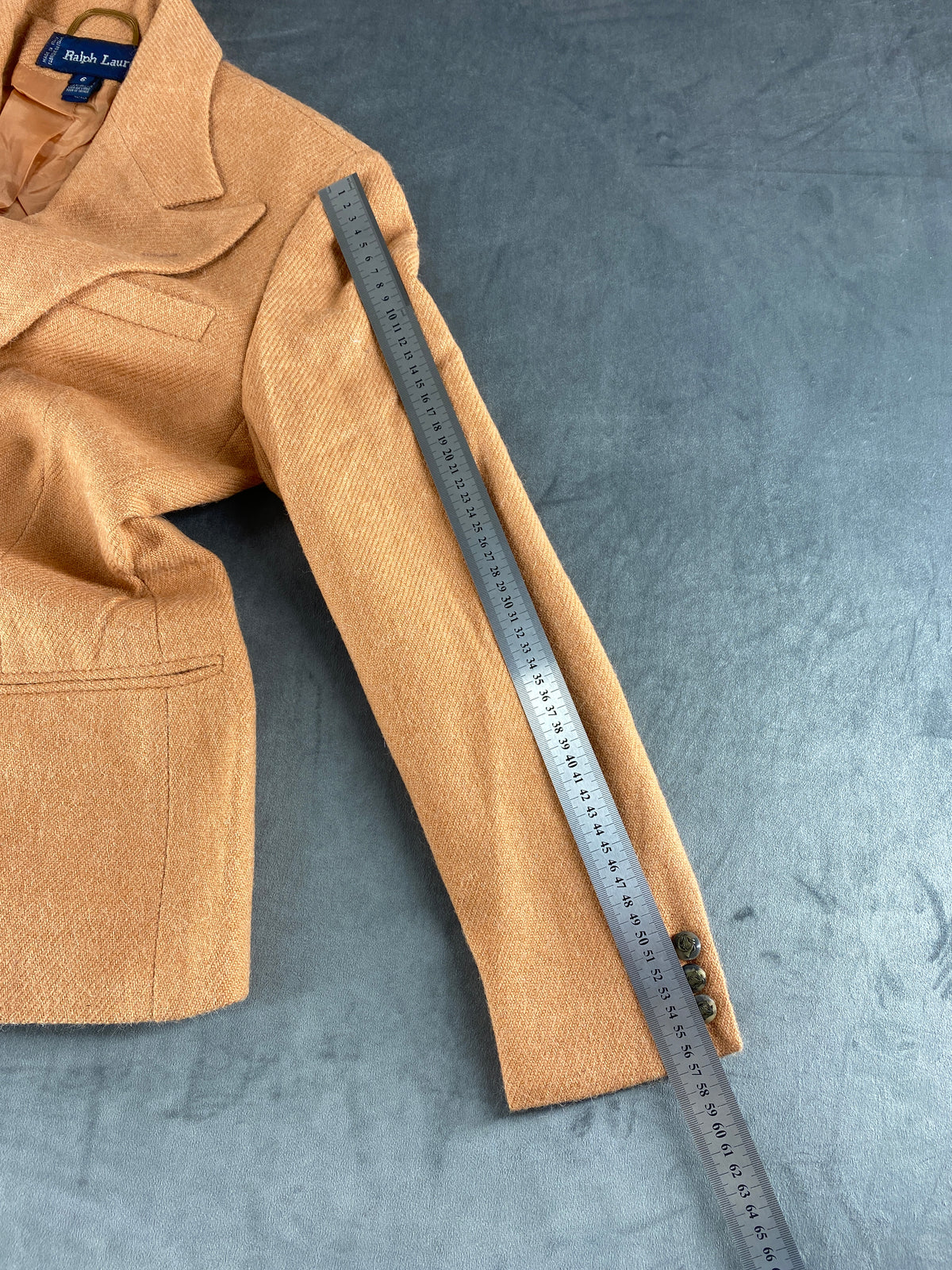 Blazer Ralph Lauren camel in alpaca – Uomo Taglia M