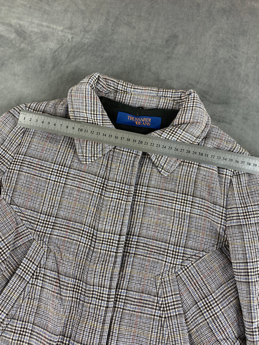 Bomber Trussardi Jeans principe di Galles grigio – Donna Taglia S (IT 40)