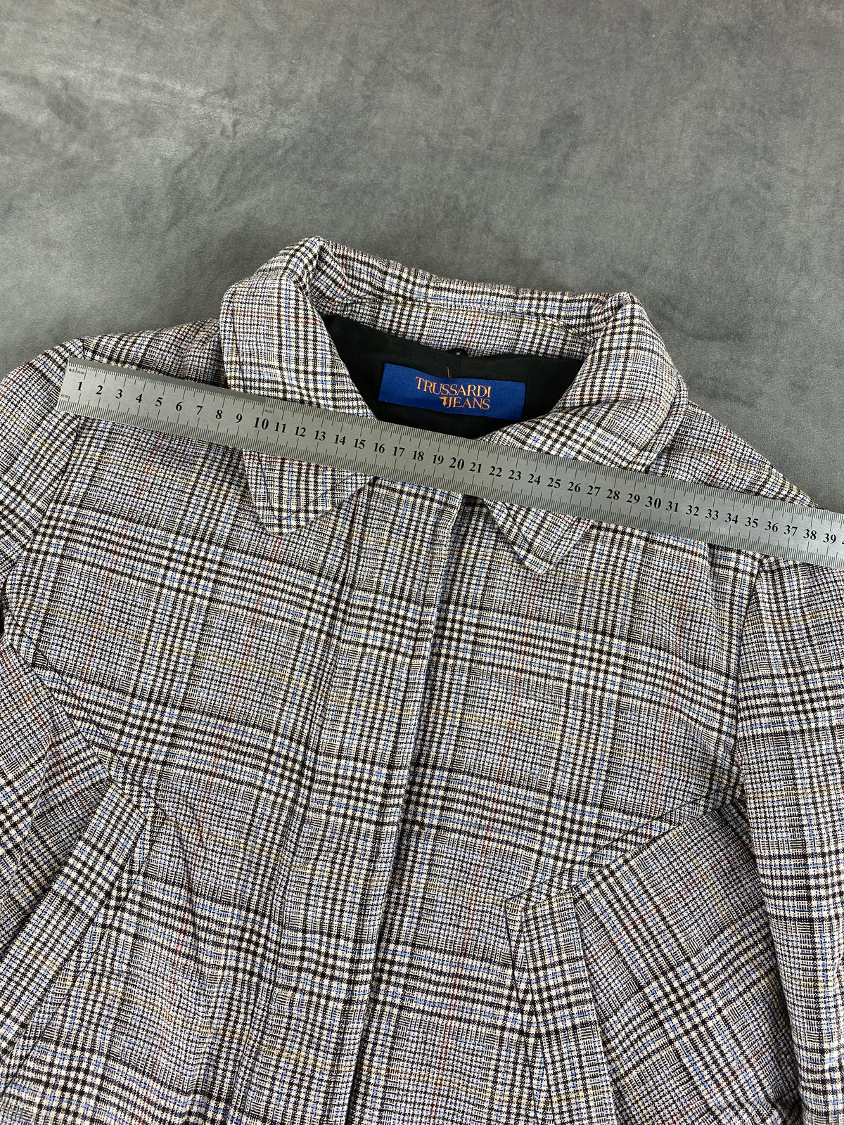Bomber Trussardi Jeans principe di Galles grigio – Donna Taglia S (IT 40)