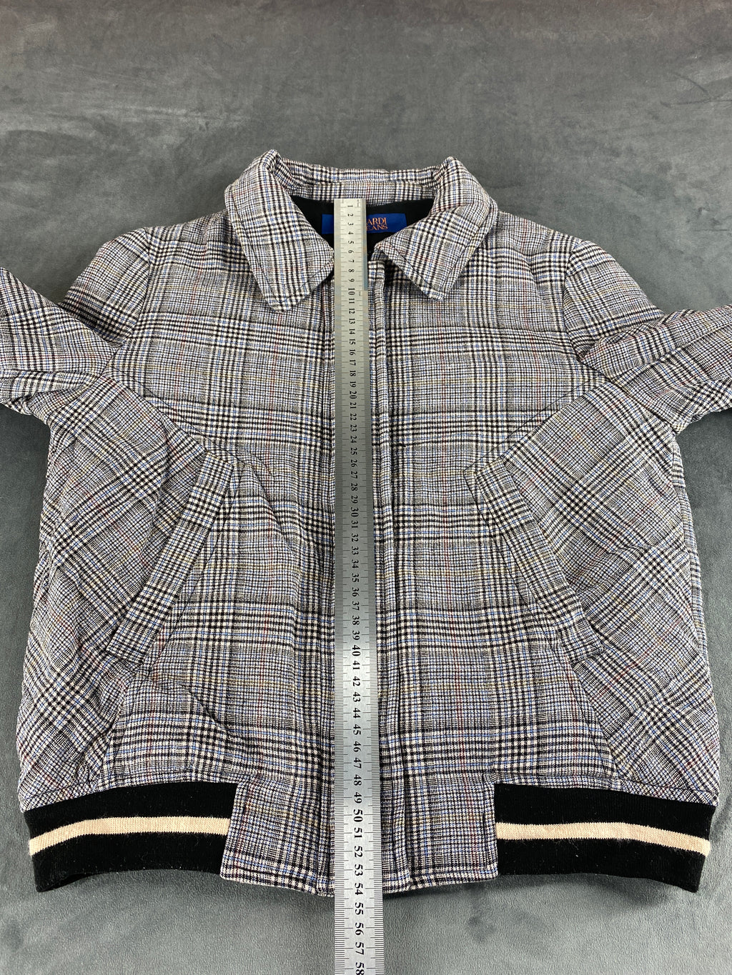 Bomber Trussardi Jeans principe di Galles grigio – Donna Taglia S (IT 40)