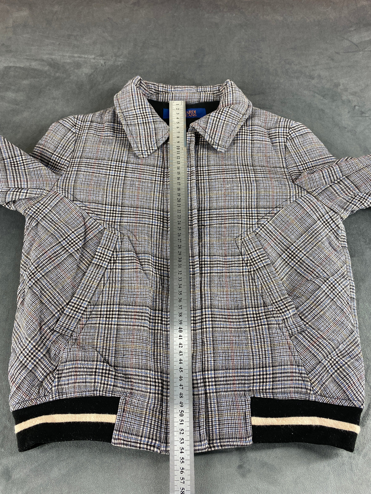 Bomber Trussardi Jeans principe di Galles grigio – Donna Taglia S (IT 40)