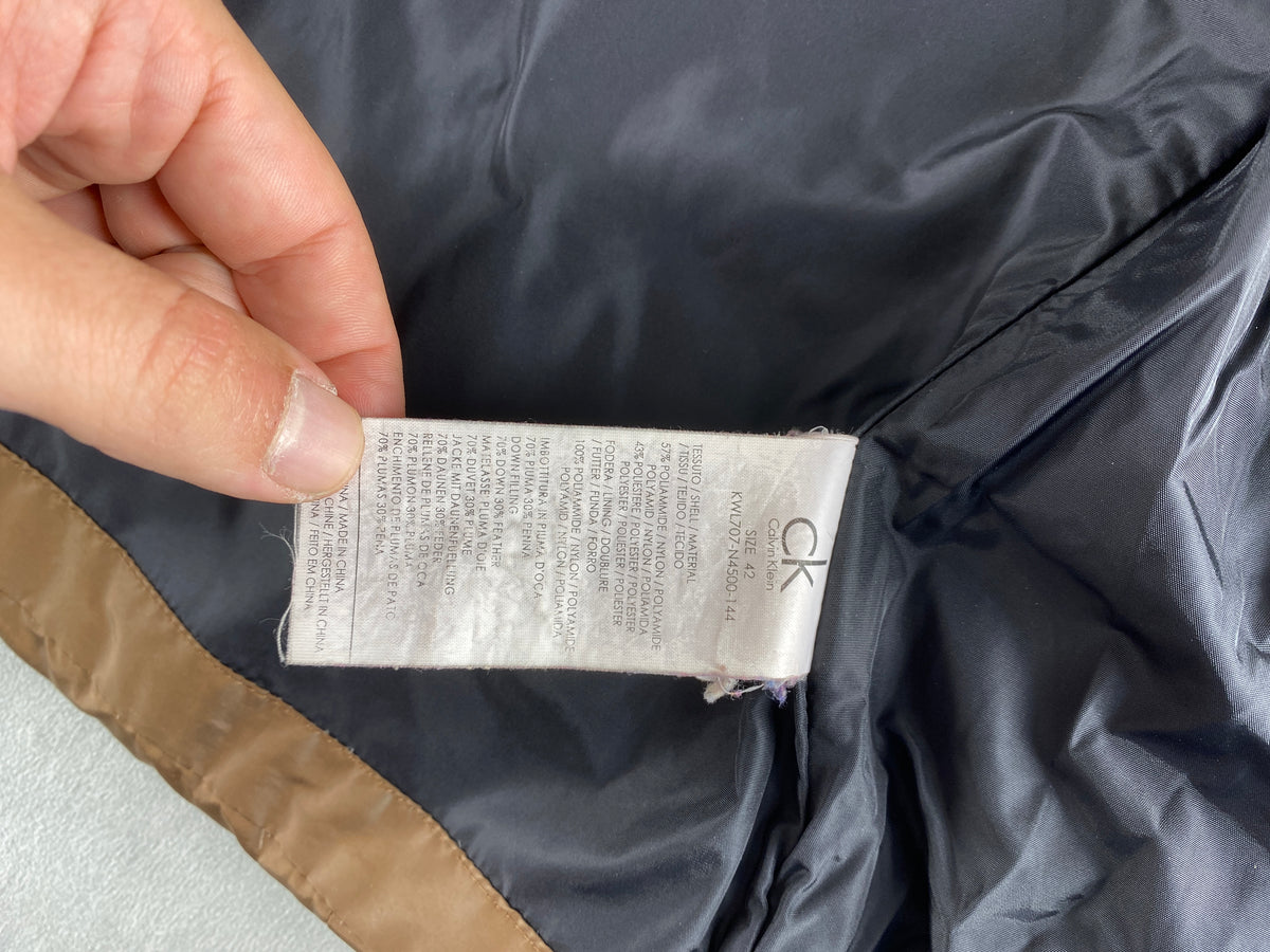 Piumino leggero Calvin Klein camel – Donna Taglia S