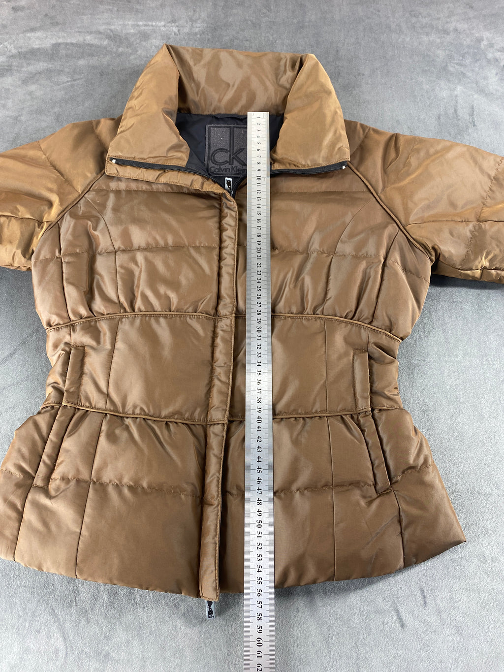 Piumino leggero Calvin Klein camel – Donna Taglia S