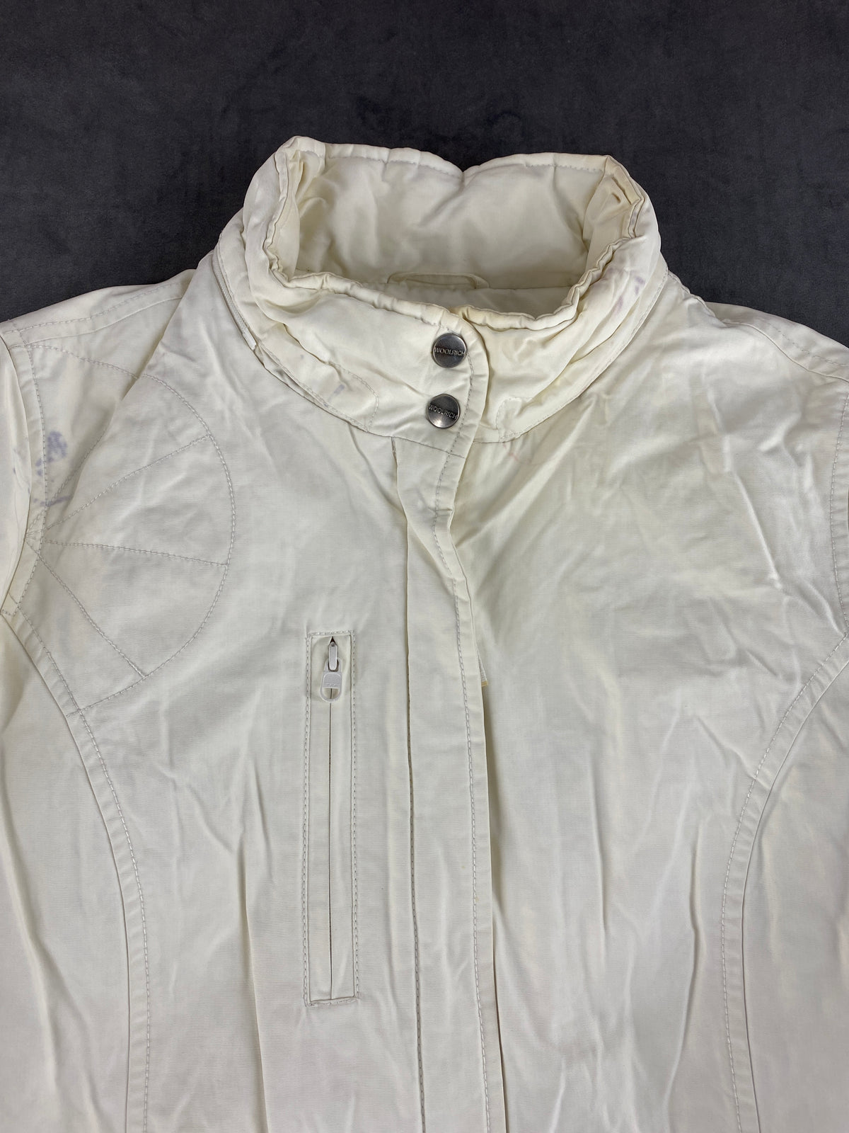 Giacca Woolrich panna leggera – Donna Taglia M